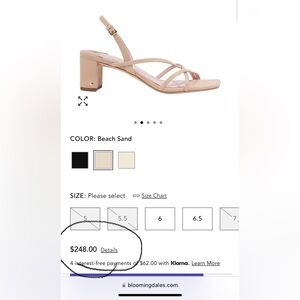 Kate Spade Renee Square Toe Block Heel Sandal size 8. Never worn